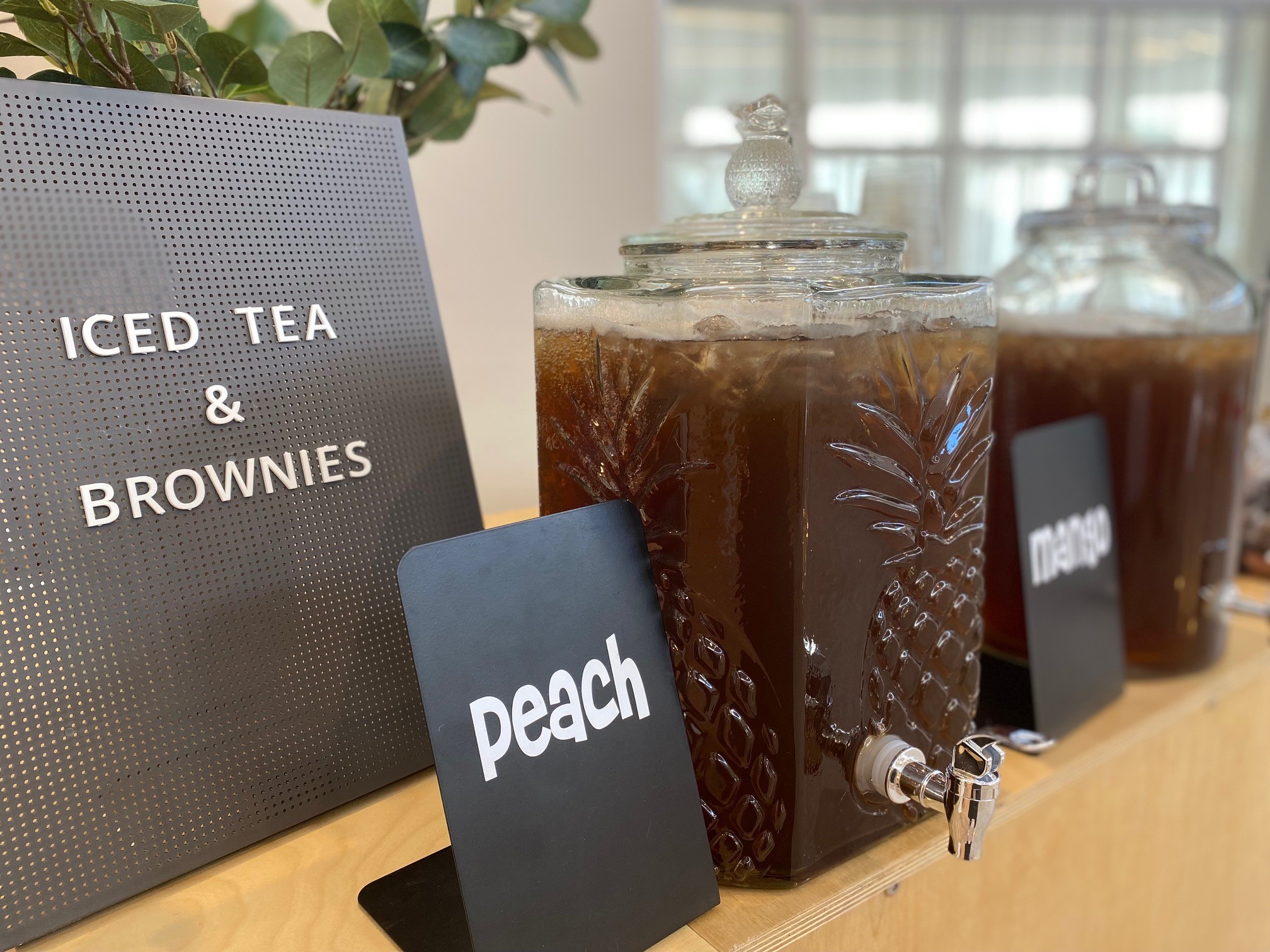 Iced Tea And Brownies Cart Hire Brisbane